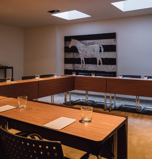 A meeting room in Pillows Hotel Brussels Centre