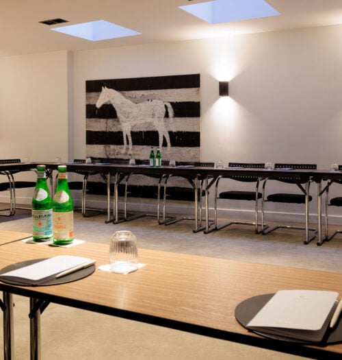 A meeting room in Pillows Hotel Brussels Centre