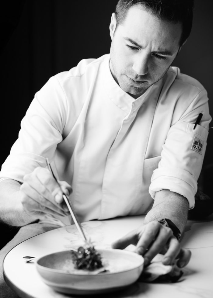 Chef Hannes Vandebotermet in LOF Restaurant