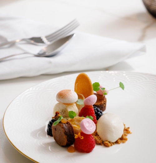 Dish of LOF Restaurant in Ghent