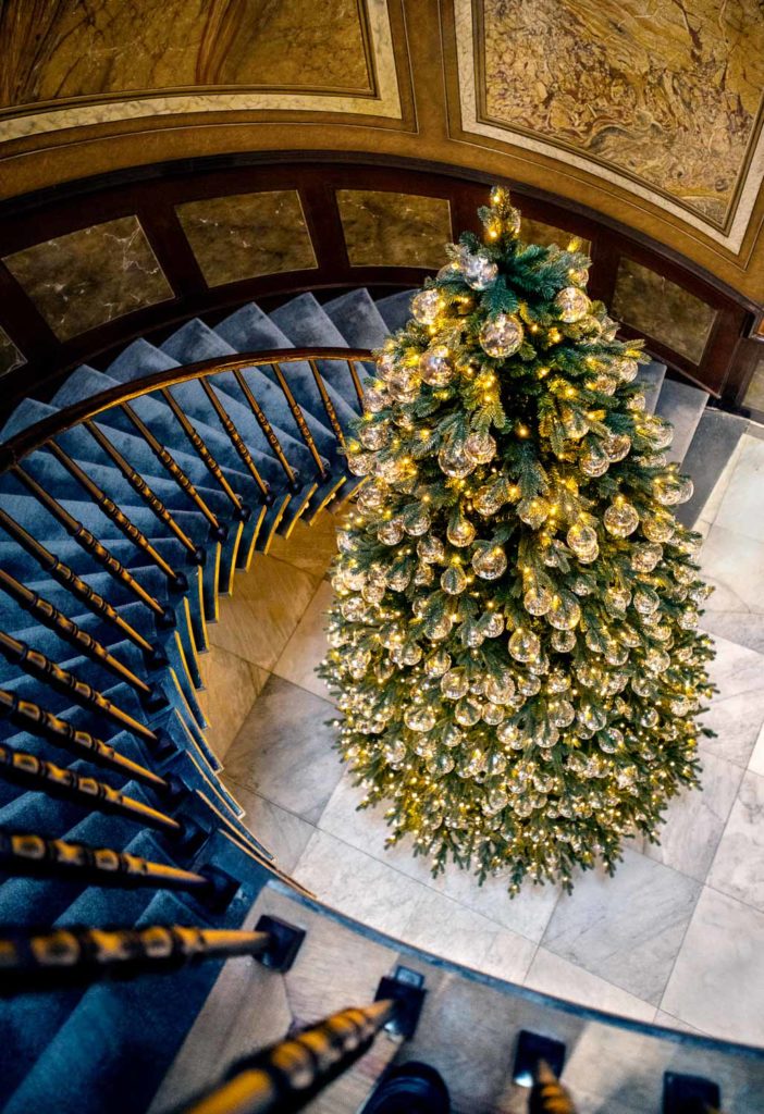 Christmas tree at Pillows Hotels in Ghent