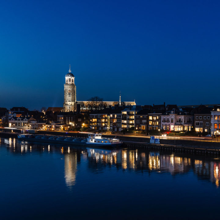 City of Deventer by night